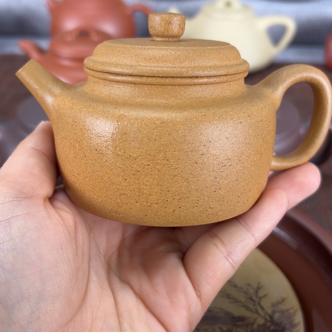 紫砂茶壶黄金段德钟