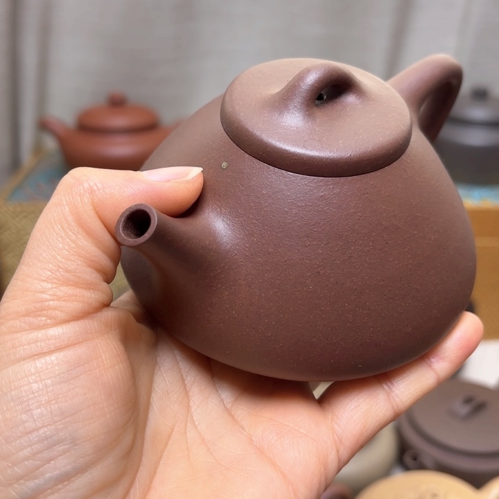 紫砂茶壶紫泥瑕半手工