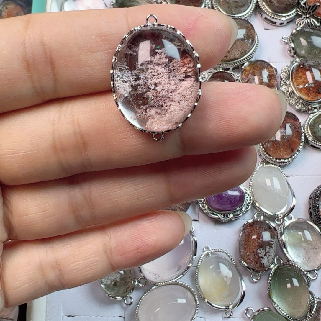 水晶手链银S925镶嵌?幽灵