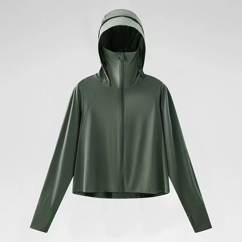 焦＊高品质可拆卸帽沿黑胶帽檐防晒衣888（冲销量）