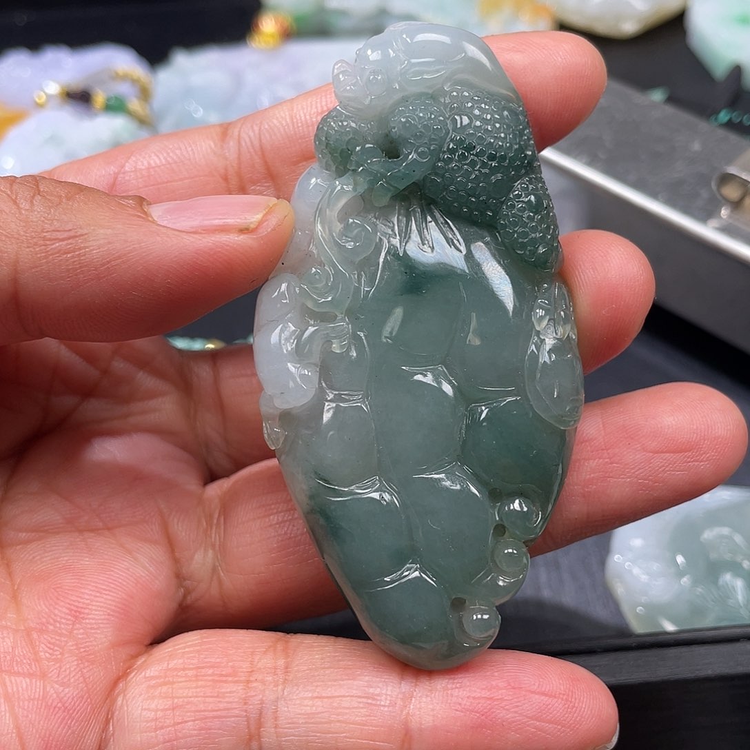 颈饰未镶嵌翡翠翡玉缘翡翠