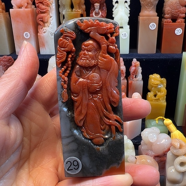 寿山石印石寿山石手工雕刻