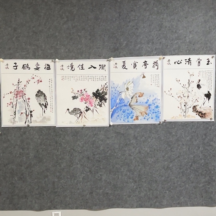 国画闲堂春民国画