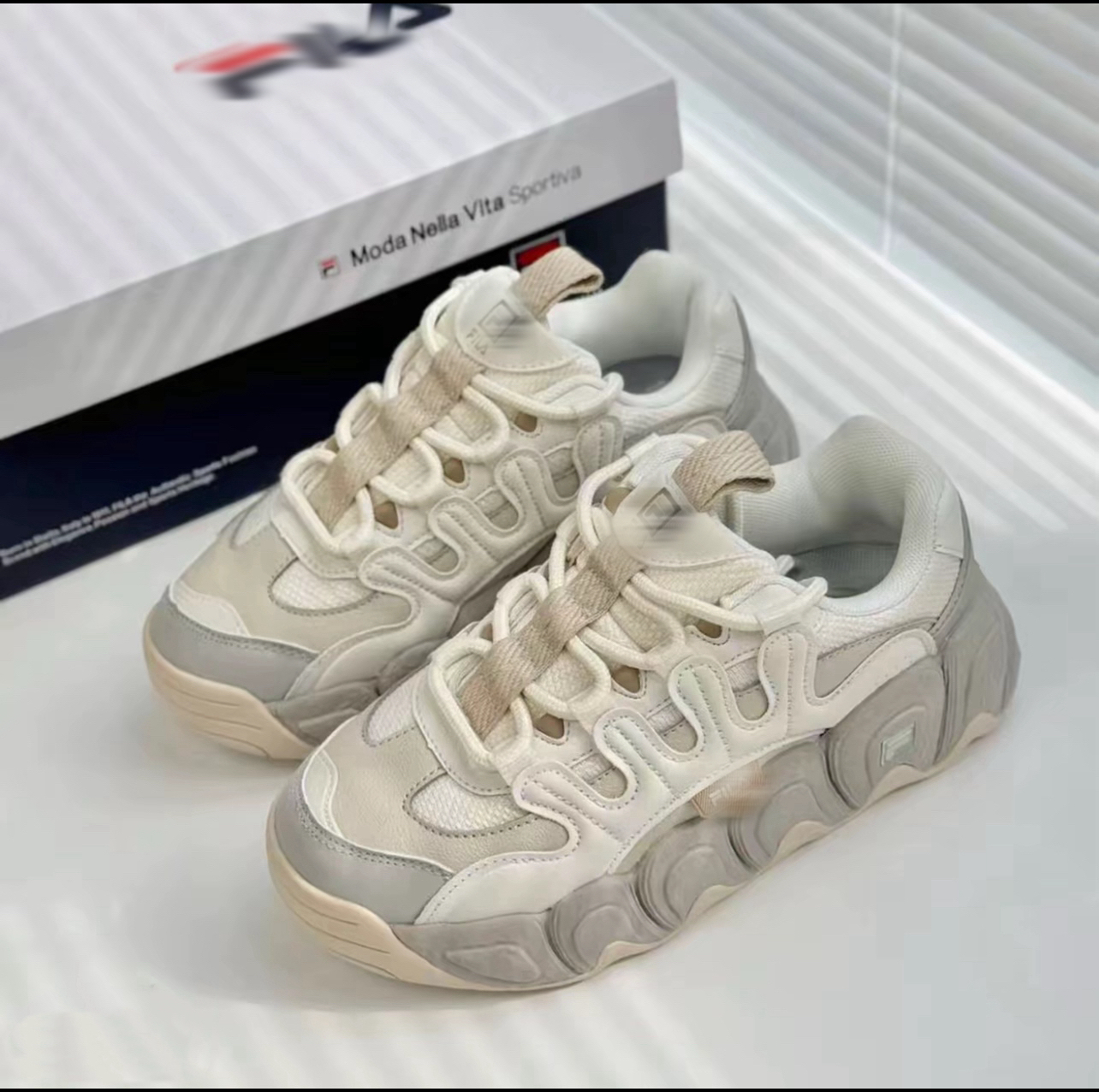 2025新款女鞋可颂面包鞋厚底运动鞋休闲时尚百搭增高男女款