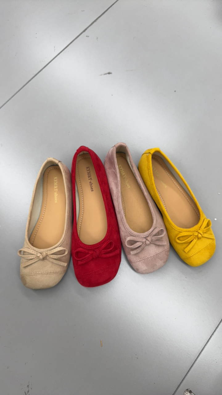 103-16鞋软底春季妈妈鞋夏季休闲平跟浅口法式蝴蝶结时尚