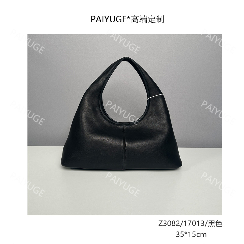 Z3082/17013/黑色 Paiyuge高端订制女士单肩斜挎手提包1671孤品