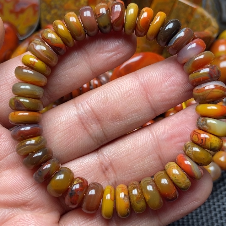 玛瑙/玉髓手串未镶嵌