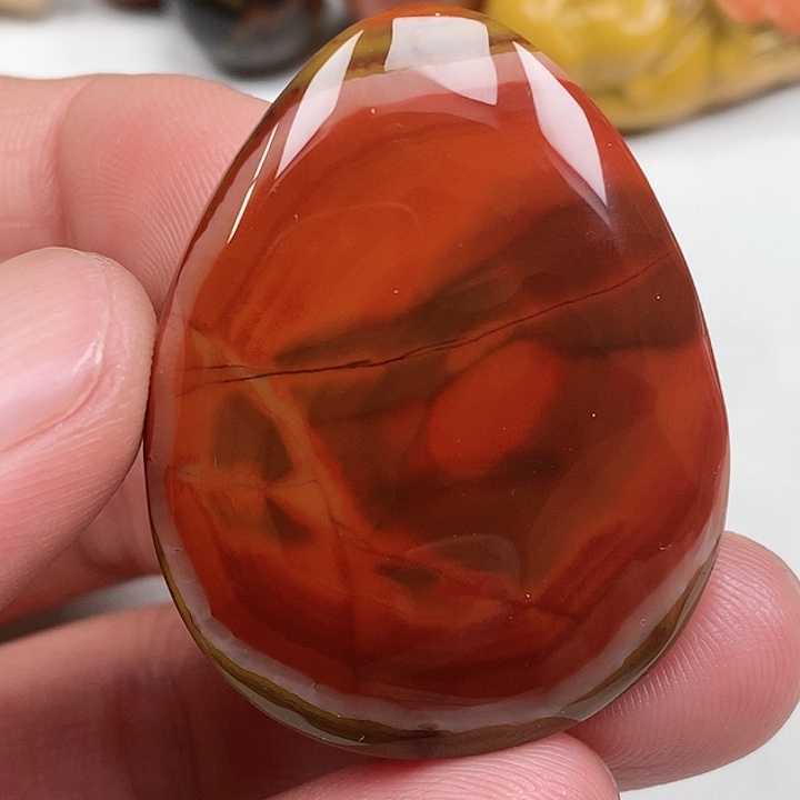 玛瑙/玉髓珠宝奇石未镶嵌青**湖