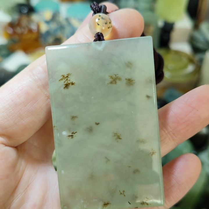 岫玉未镶嵌挂坠款式