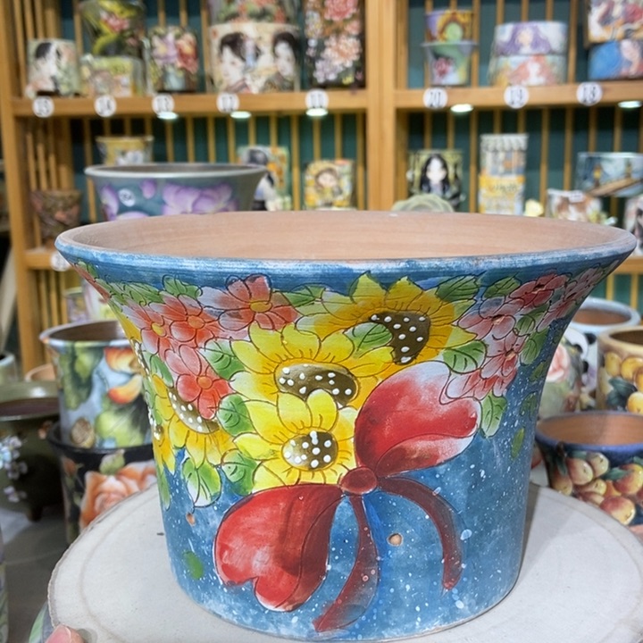 红陶景德镇艺术手绘作品