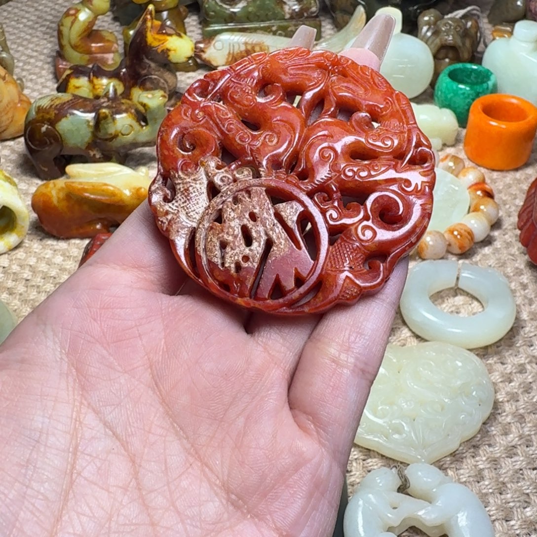 白玉菩提吊坠挂件