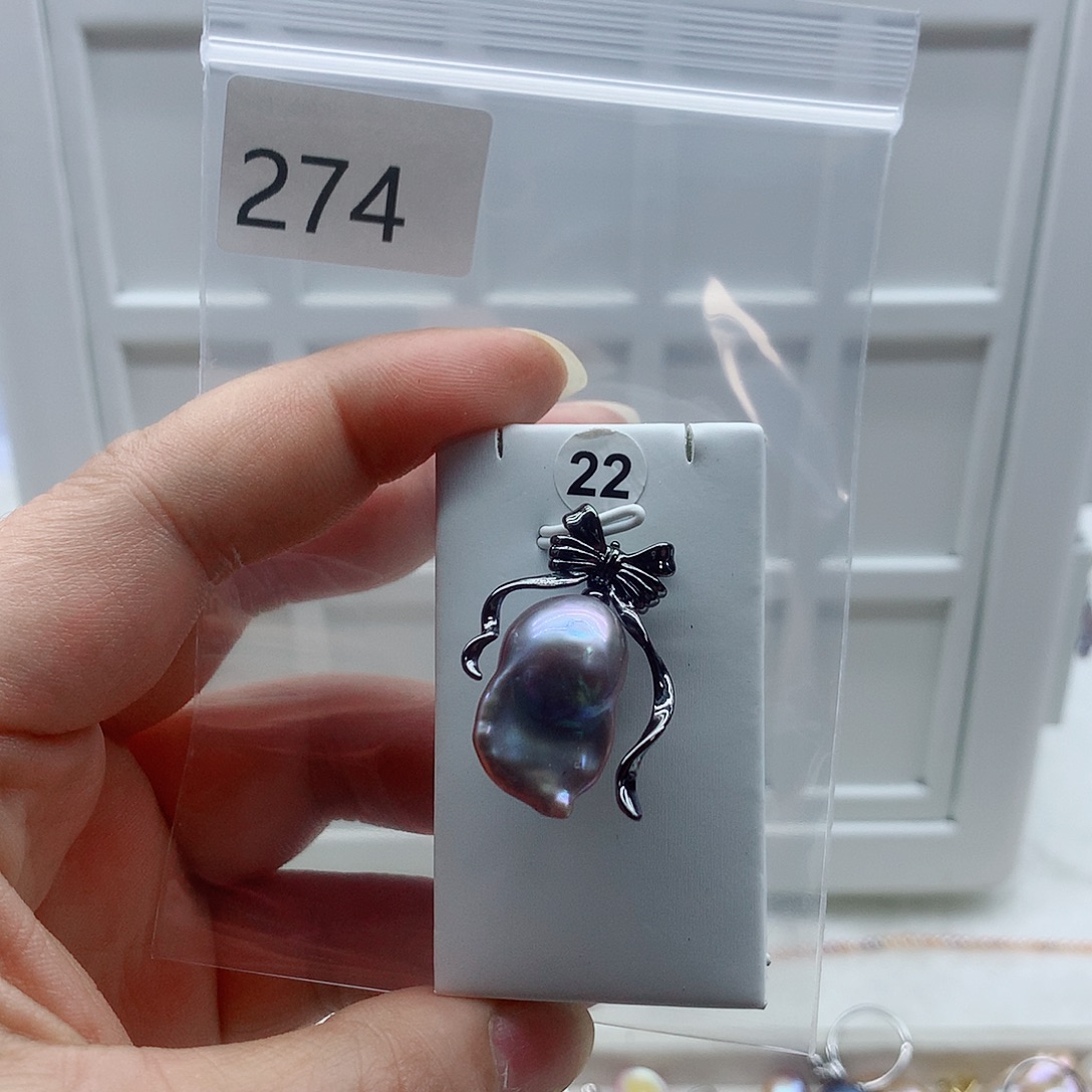 淡水珍珠吊坠(不含链)合金