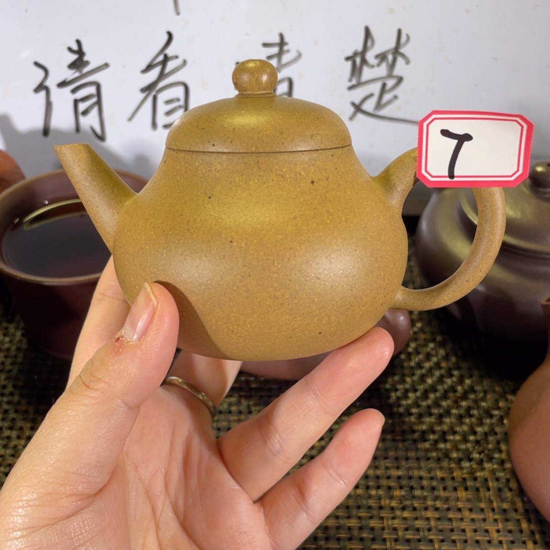 紫砂茶壶秋水全手