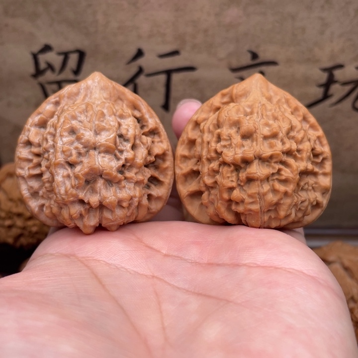 文玩核桃把件44官帽