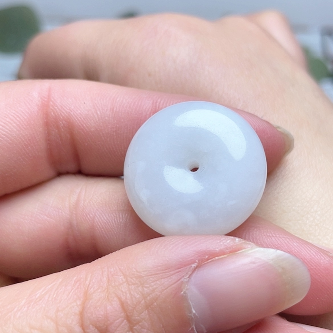 【闪购商品】和田玉颈饰未镶嵌棉纹放漏