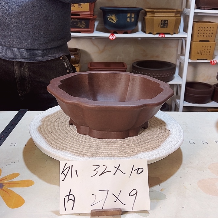 紫砂花盆紫砂花盆