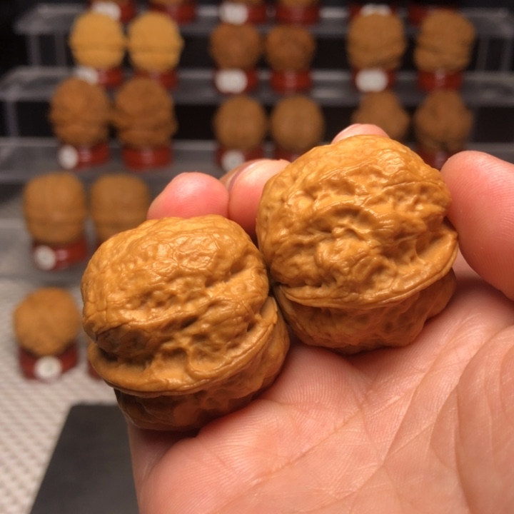 把件文玩核桃4玉龙小金蟾