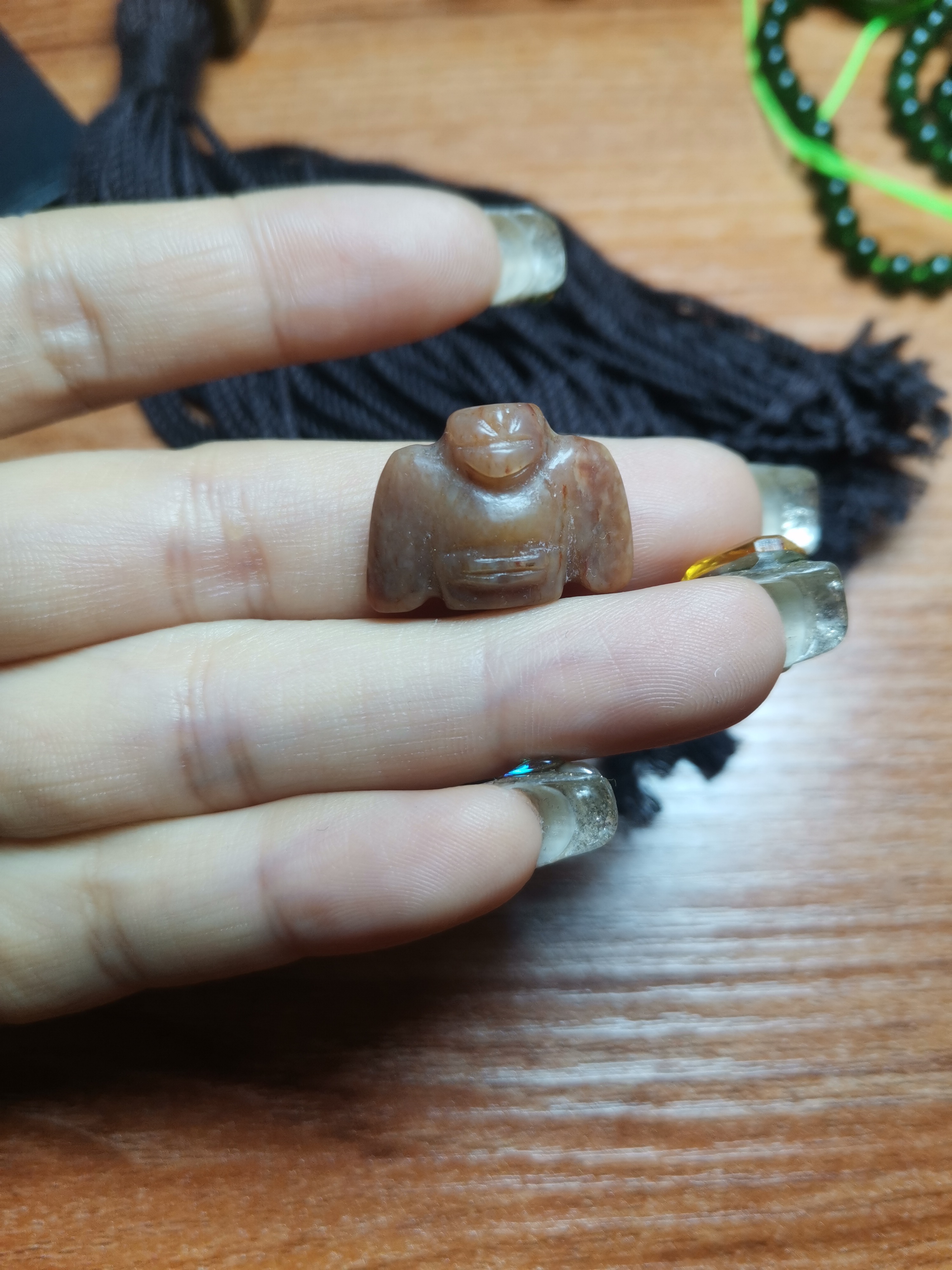 河磨玉仿古件玉鹰