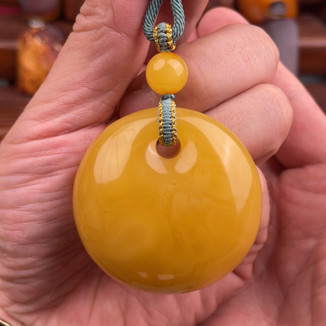 定制琥珀未镶嵌蜜蜡吊坠