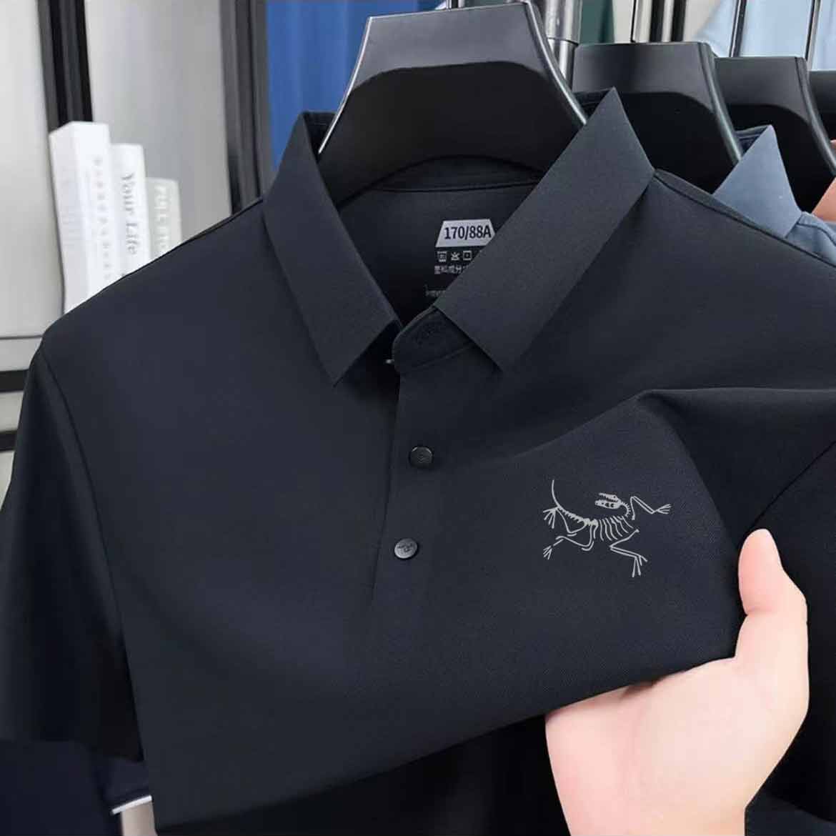 【茑_POLO】高奢舒适时尚翻领高定奢品休闲男女polo衫
