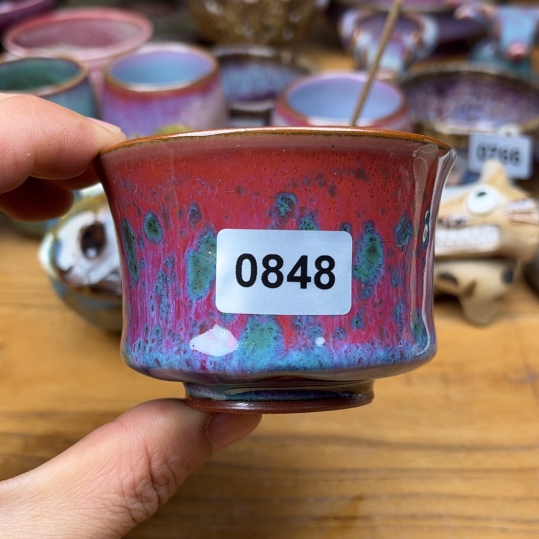 钧瓷杯子窑口自播原矿钧瓷20