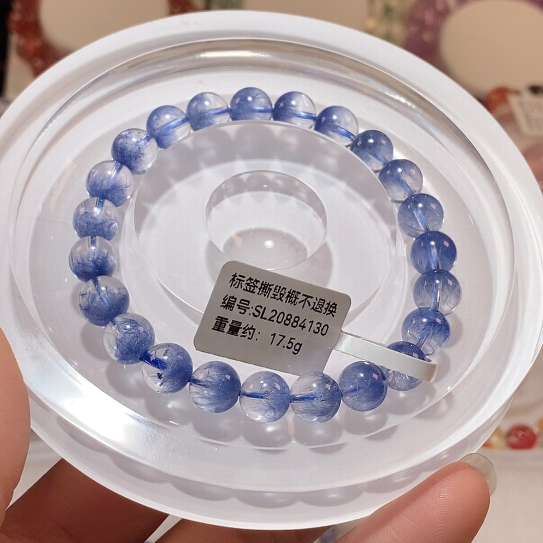 水晶手链未镶嵌J蓝发手链