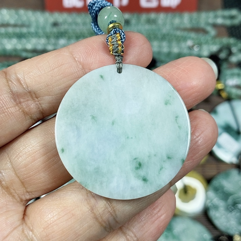 【闪购商品】翡翠颈饰未镶嵌玉吊坠翡翠玉无事牌小款