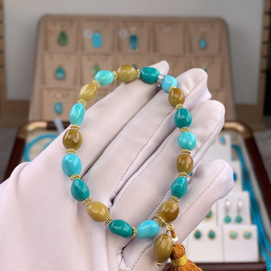 绿松石未镶嵌手链