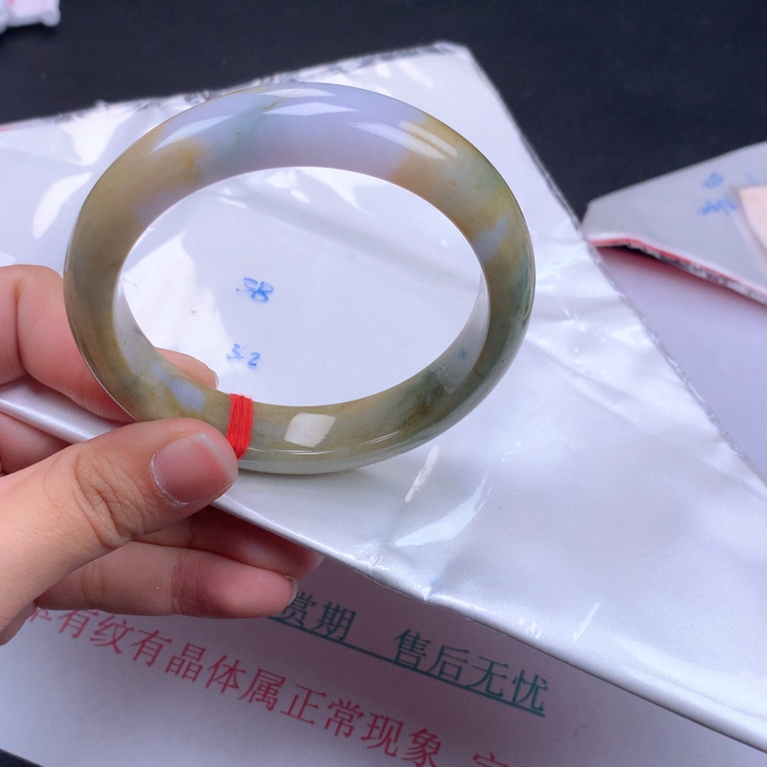 翡翠手镯未镶嵌53号58.3