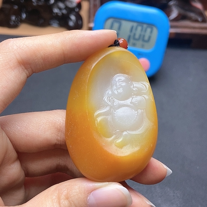 和田玉挂件未镶嵌N