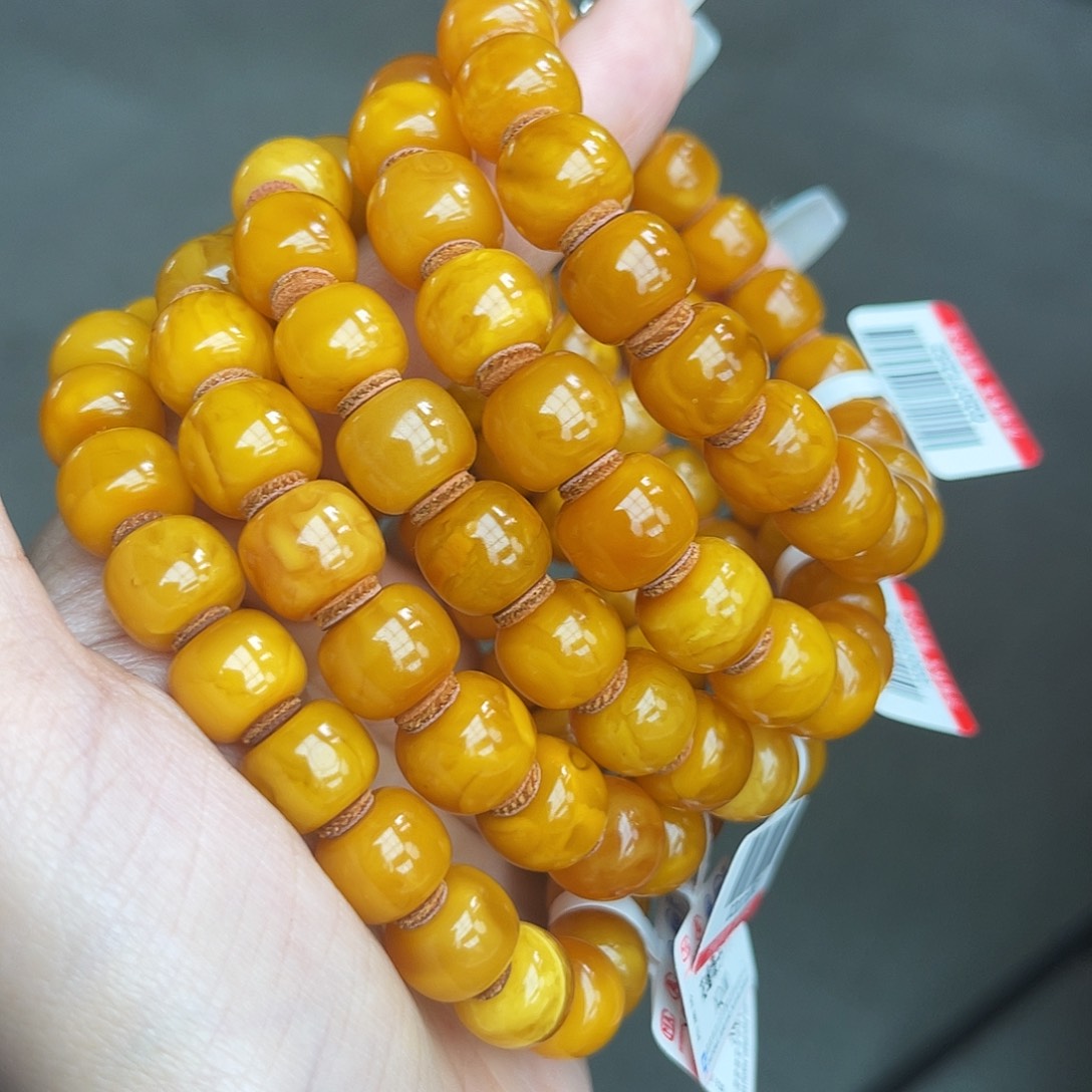 未镶嵌琥珀手链11m多样性发其一