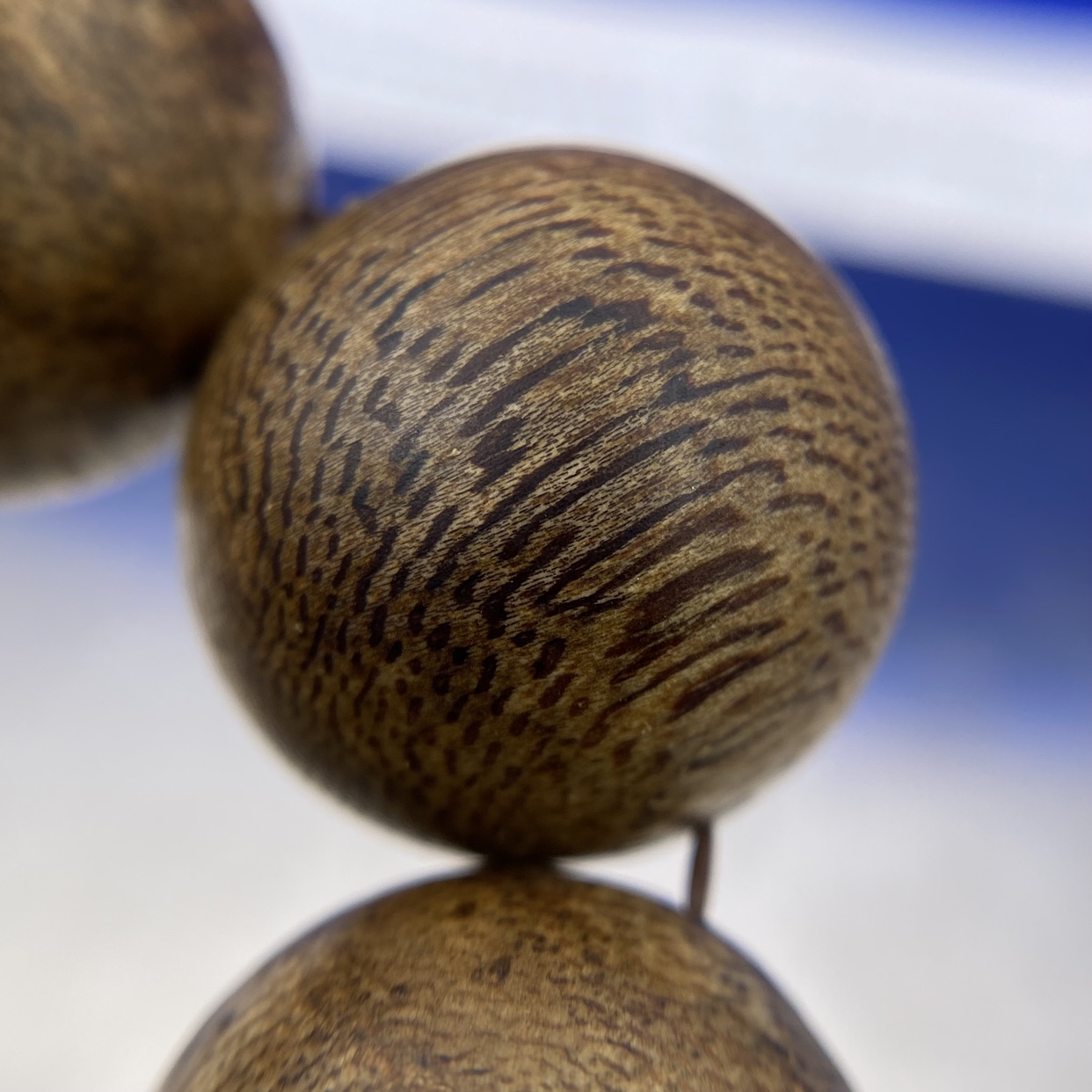 保真大尺寸奇楠沉香散珠天然单颗珠子圆珠顶珠DIY挂件吊坠珠20mm