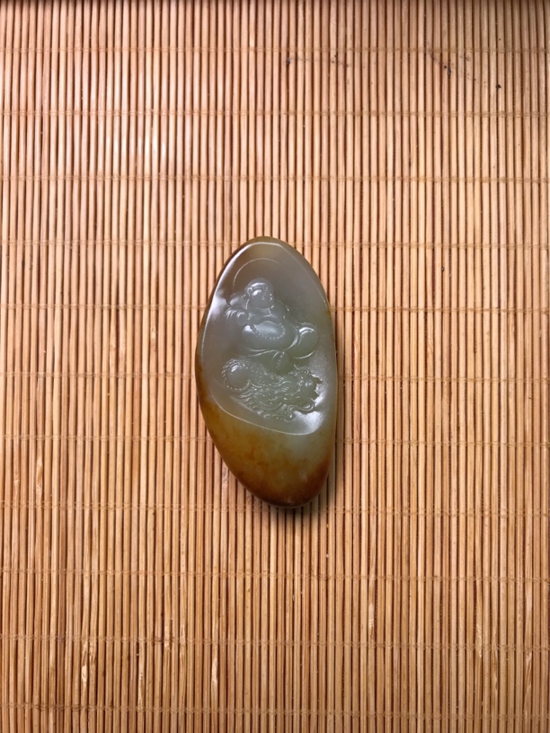 新疆和田玉弥勒佛38克