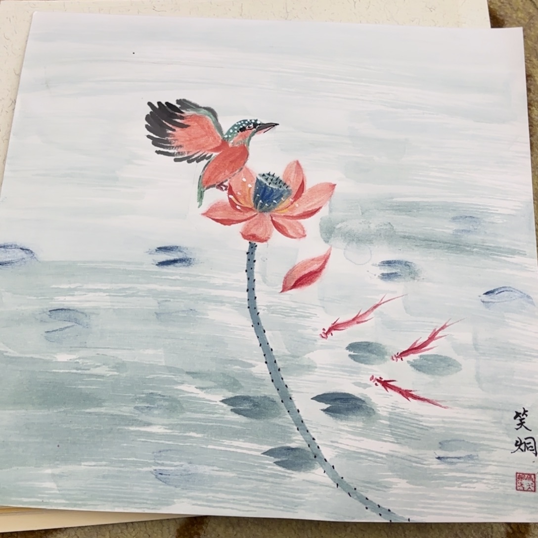 国画33-33卡纸作品艺