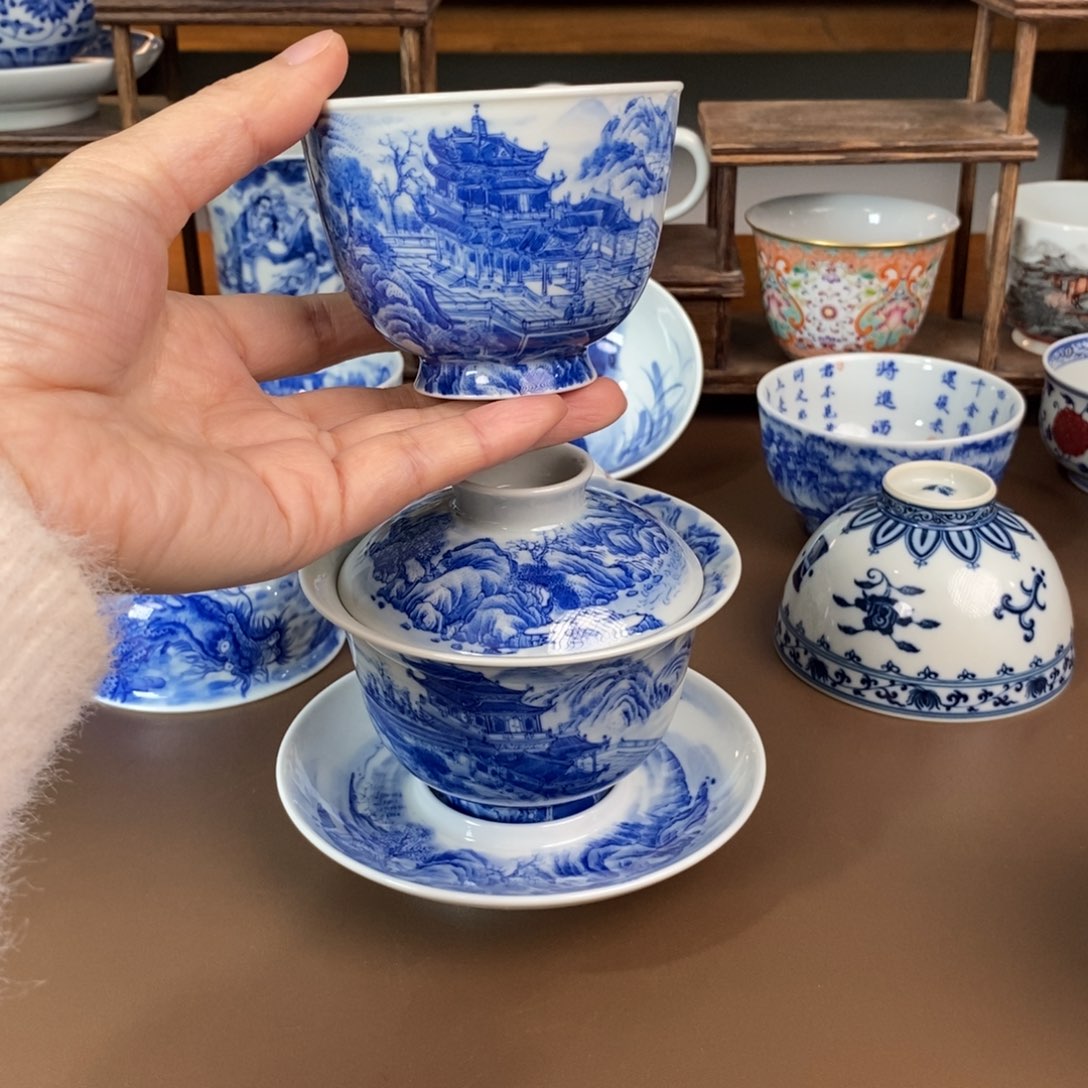 景德镇陶瓷手工手绘