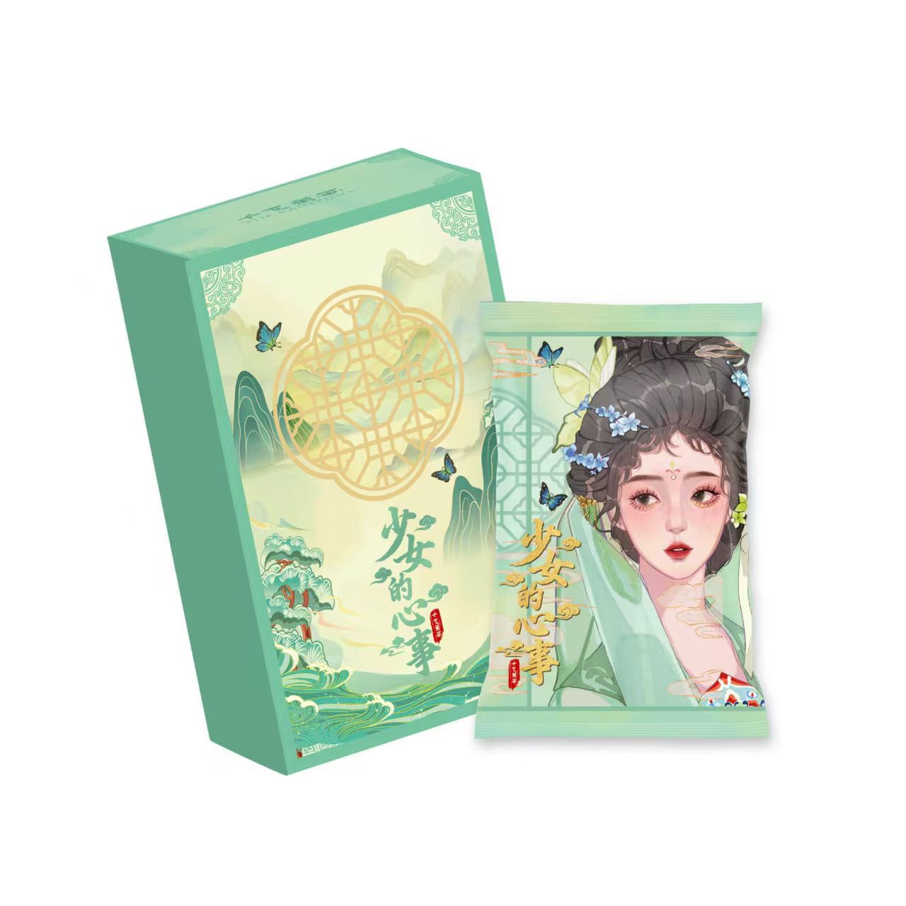 【盒欧盒】千变万画【少女的心事】 系列艺术收藏卡牌盲盒拆卡