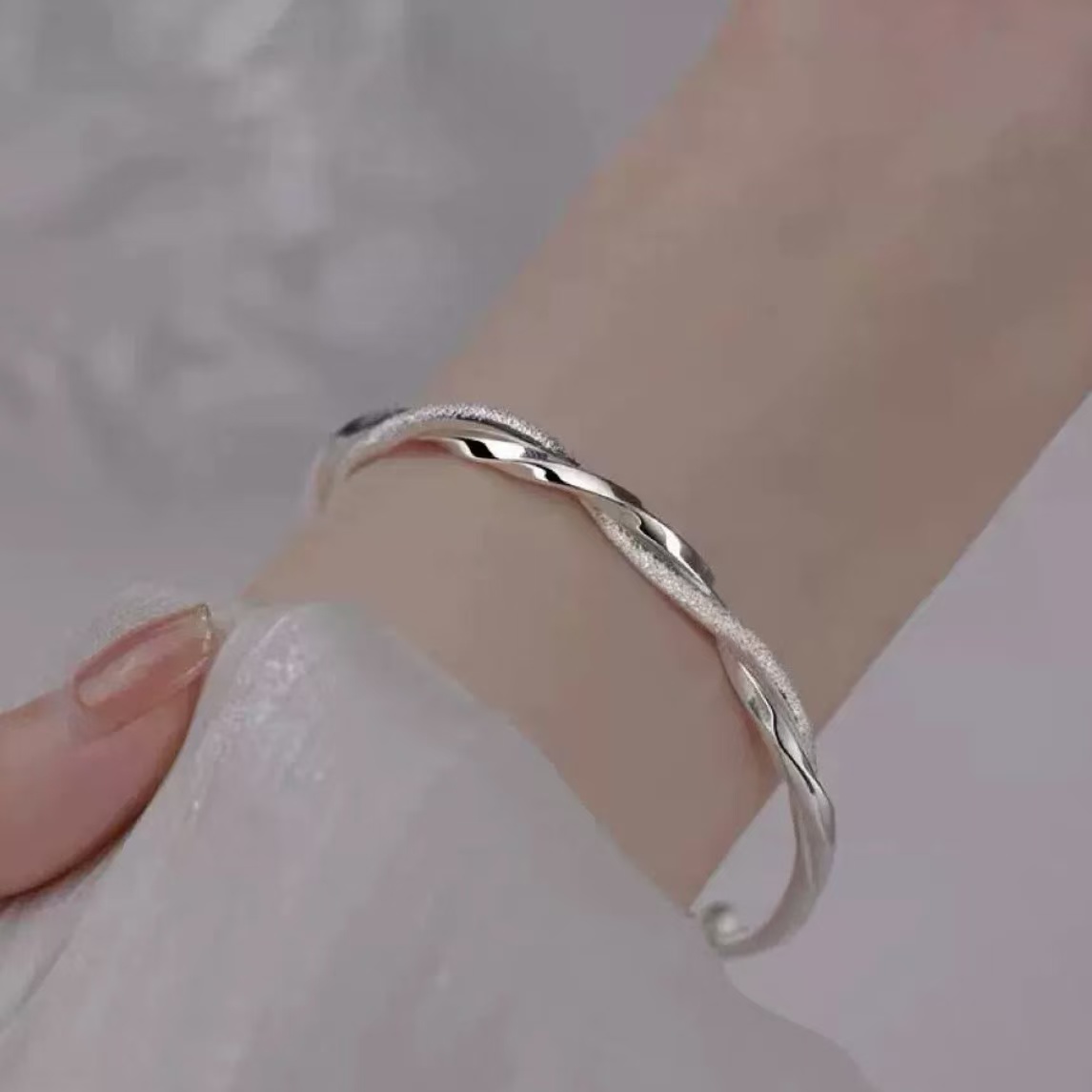 银制精品手镯—-002