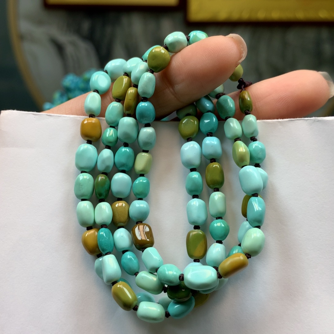 绿松石长链未镶嵌