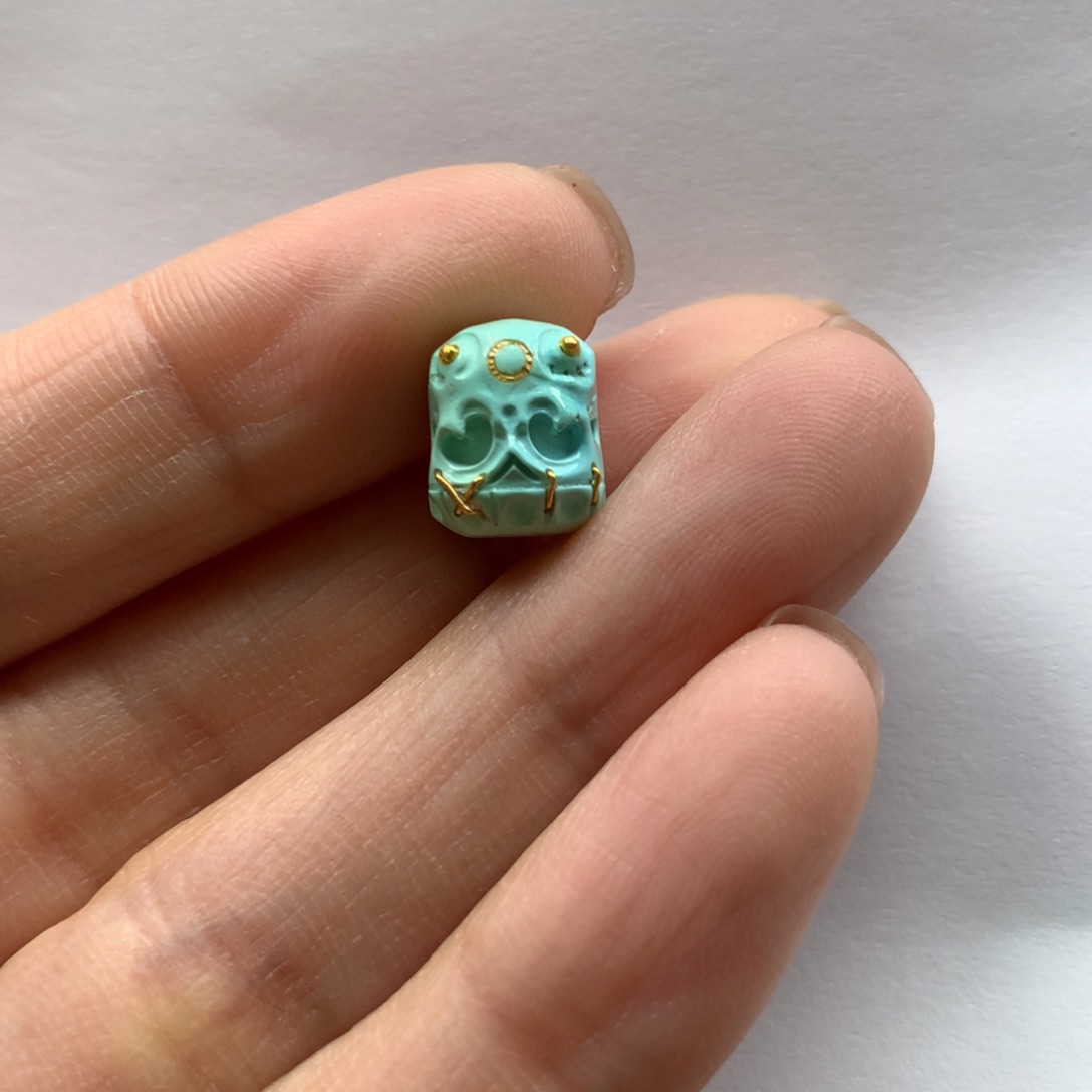 绿松石配饰未镶嵌小*帆