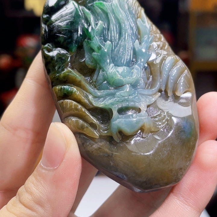 翡翠挂件未镶嵌A353