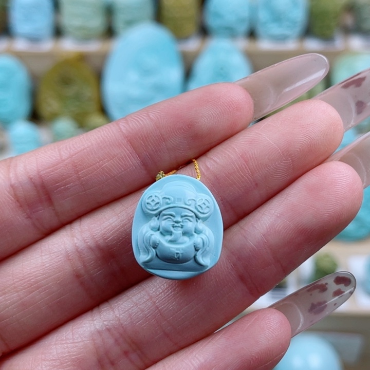 绿松石未镶嵌珠宝奇石