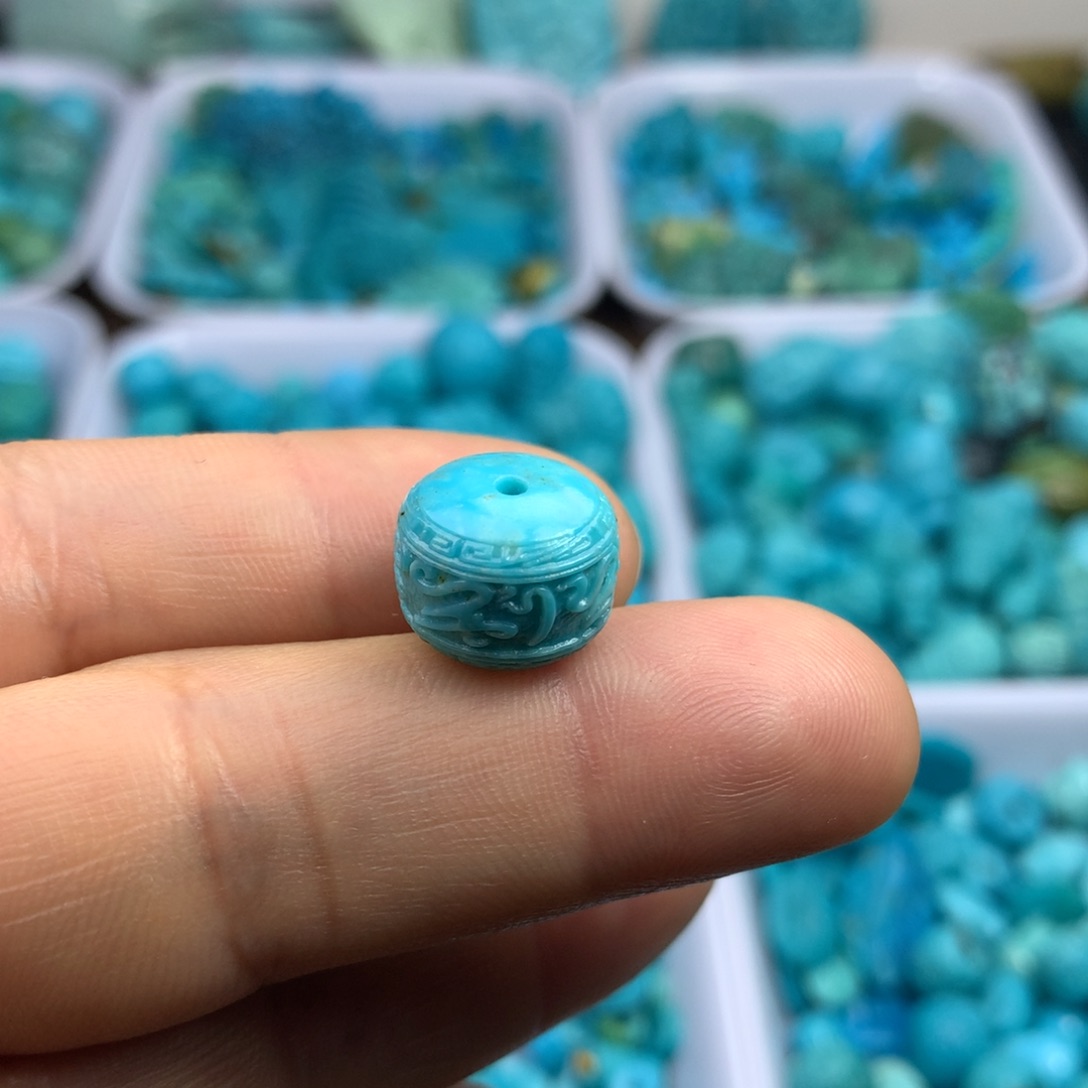 绿松石未镶嵌吊坠(不含链)