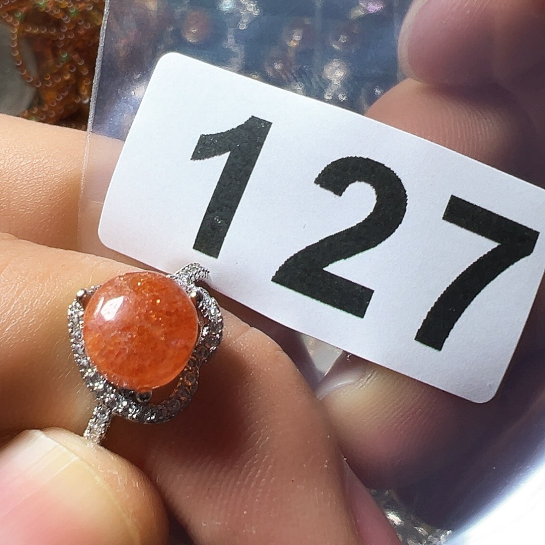 日光石戒指未镶嵌