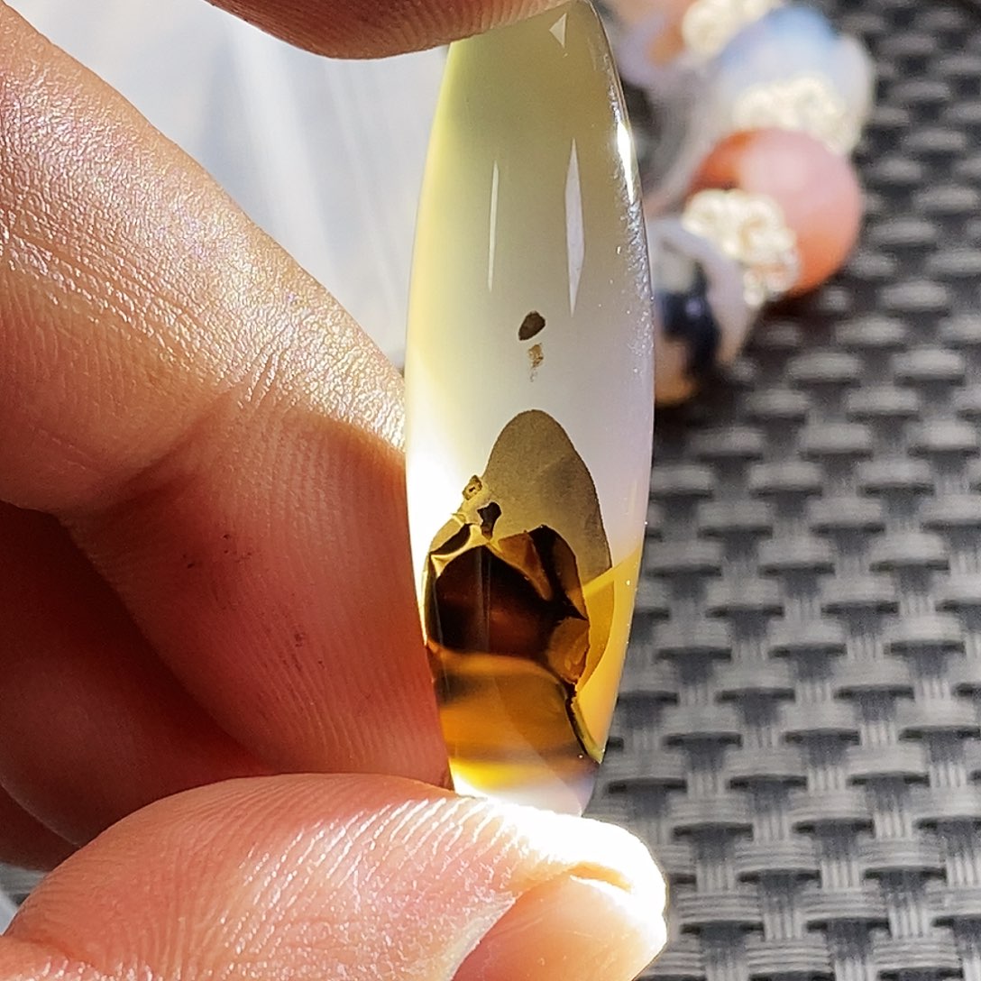 陈***海玛瑙/玉髓未镶嵌吊坠(不含链)