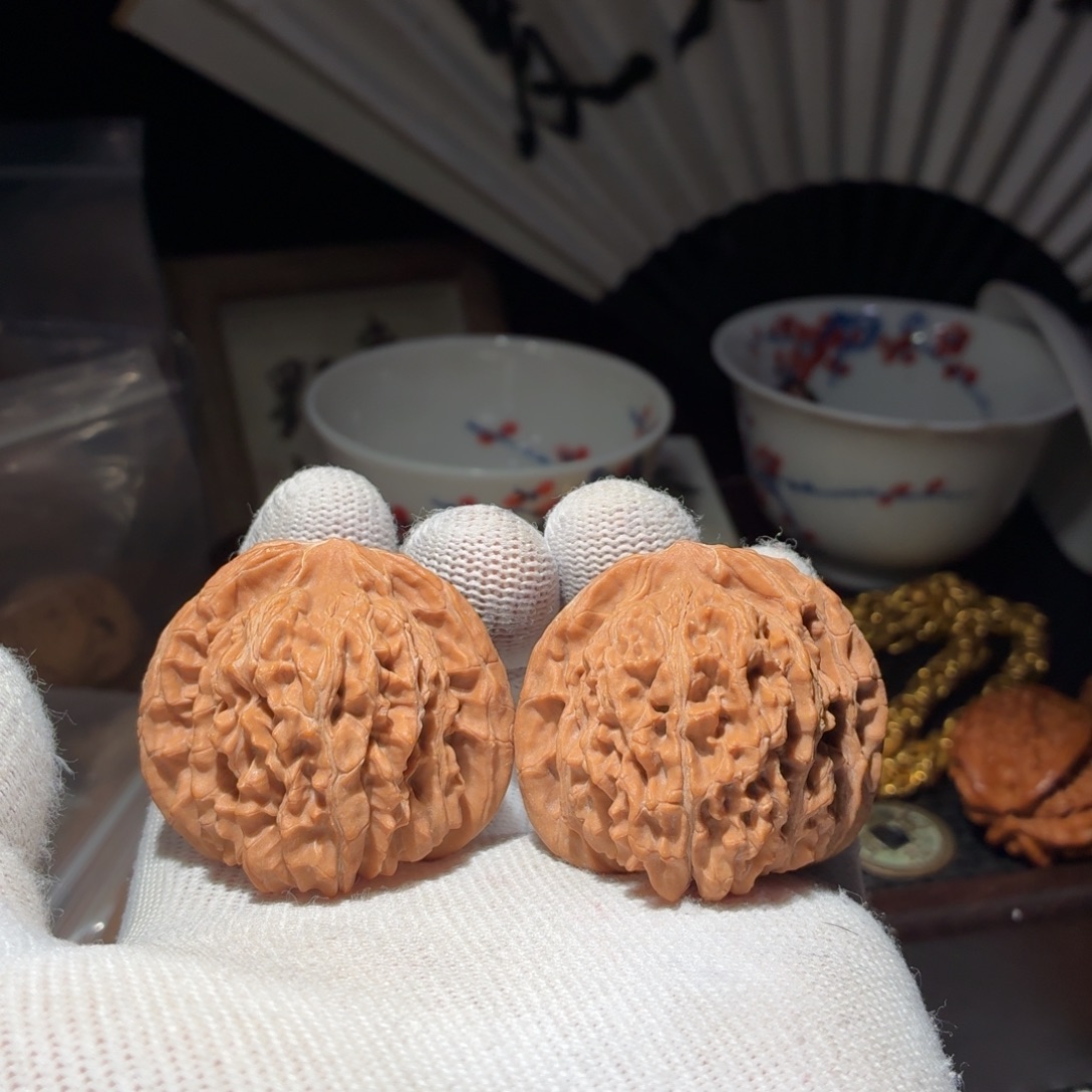 文玩核桃吊坠45四座楼 全品