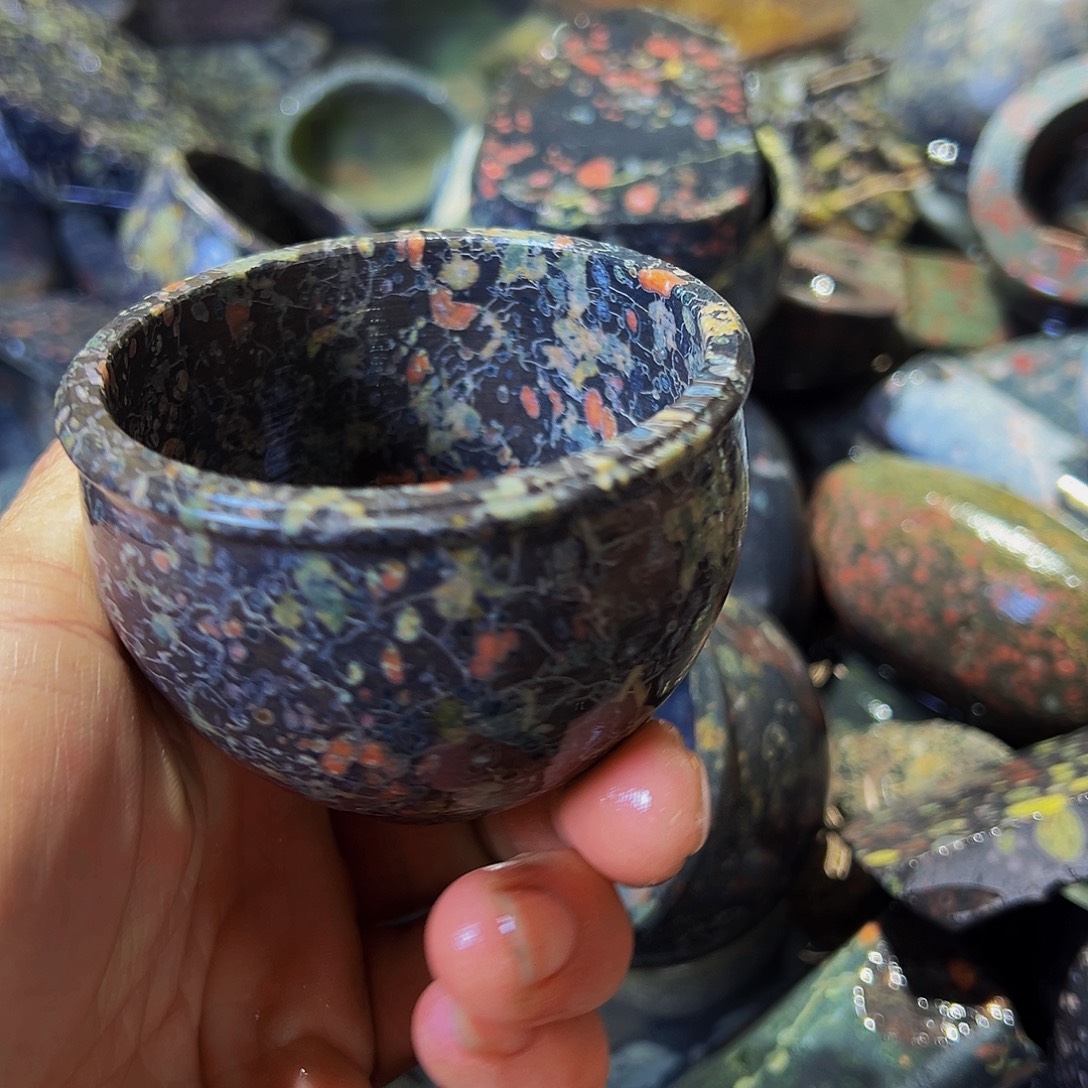 梅花玉鱼缸石茶周边微瑕不退不换