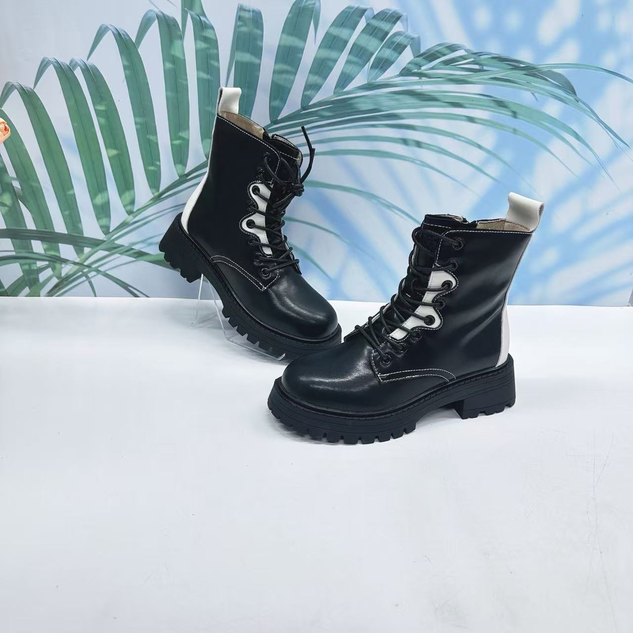 小强家女鞋  增高厚底圆头马丁靴（C409-42-2）（6633-95043151-311）