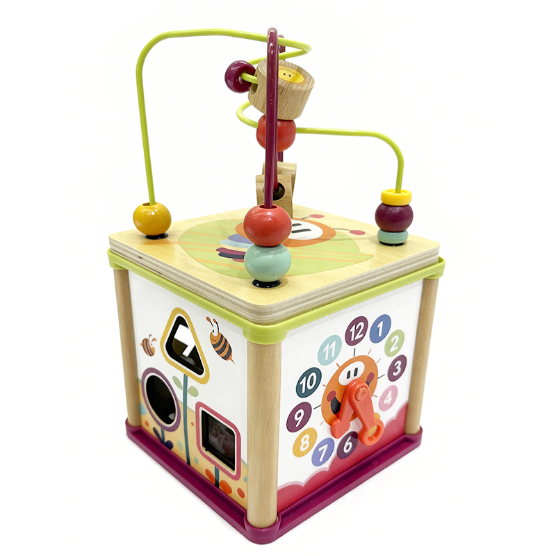 特宝儿宝宝益智玩具1-2岁毛毛虫多功能四面体绕珠串珠婴儿早教