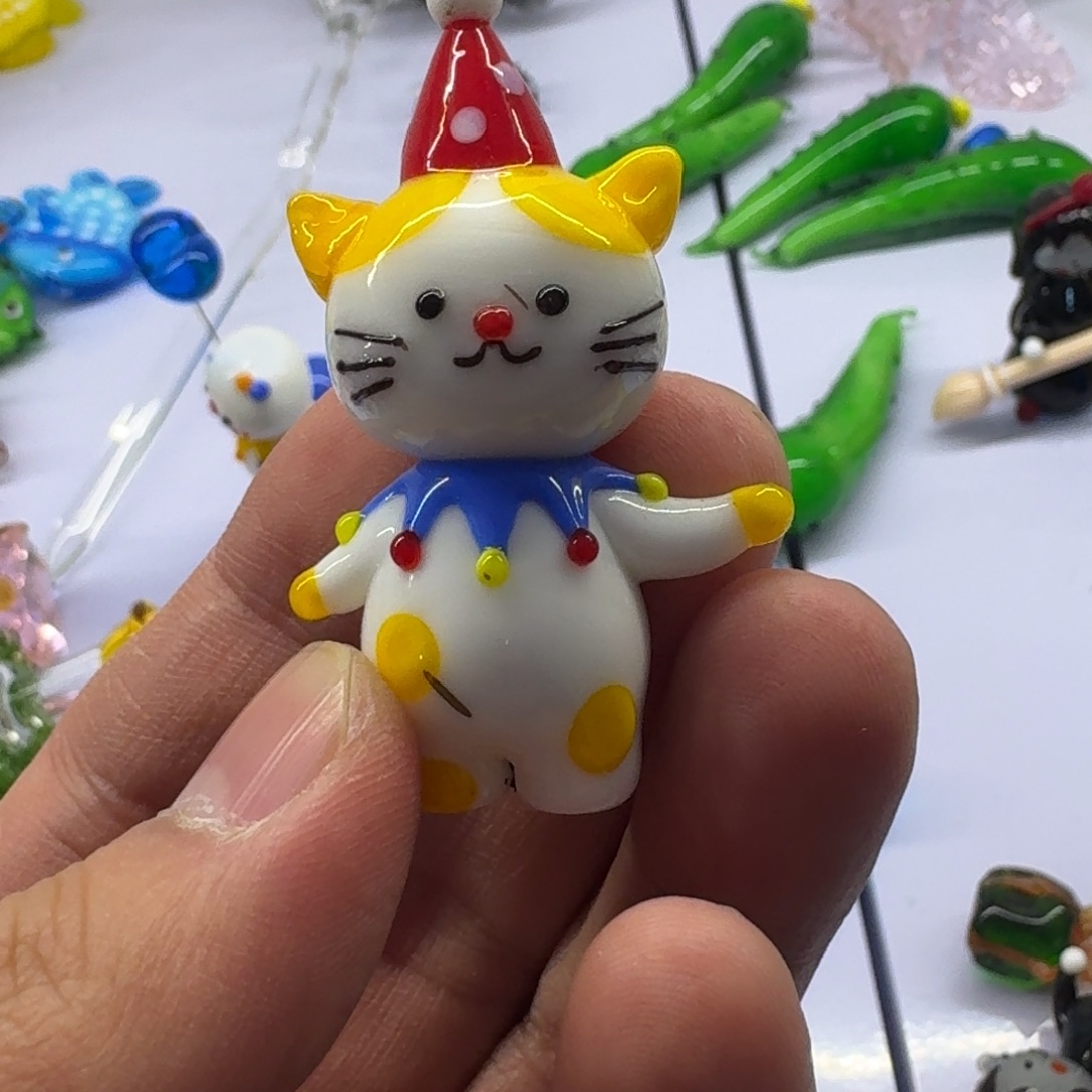 手工艺品琉璃小猫