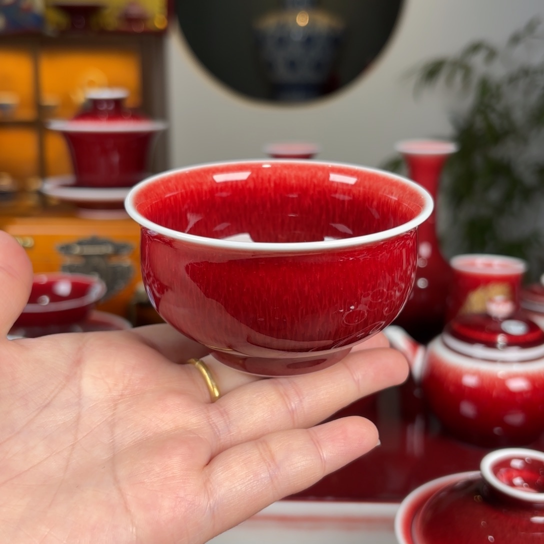 杯子景德镇高温原矿釉